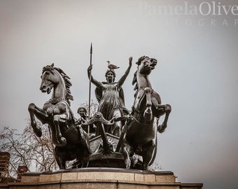 Boudicca Statue London Art Print: Travel Photography