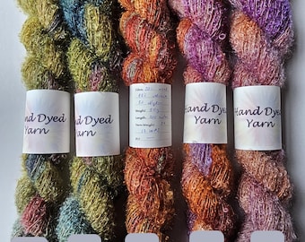 Hand dyed yarn.