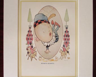 Original 1930's Edition 'Mother Goose Nursery Rhymes'