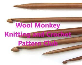 Wool Monkey Knitting and Crochet Pattern Subscription Club