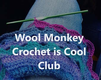 Wool Monkey Crochet is Cool Pattern Subscription Club