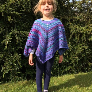 Nessie's Poncho Crochet Pattern WM2070 image 1