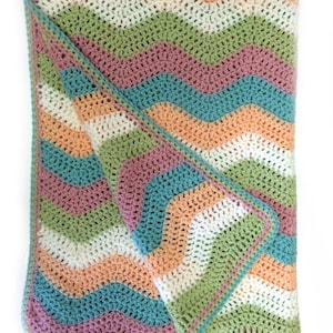Ripple Baby Blanket Crochet Pattern WM2039