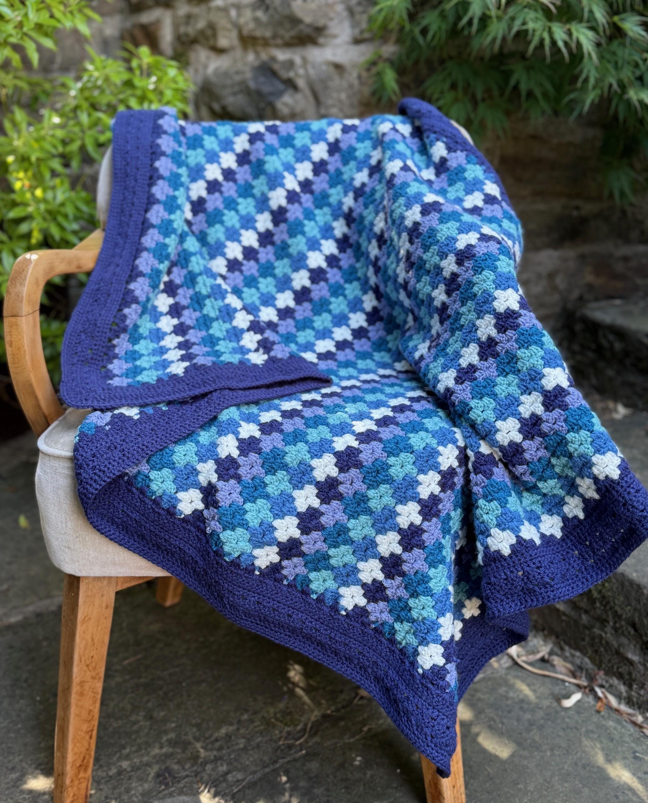 Persian Granny Tile Lap Blanket Crochet Kit - Etsy