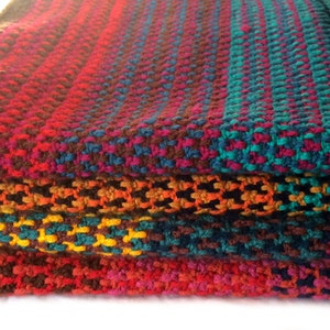 Moroccan Desert Blanket Crochet Pattern WM2065