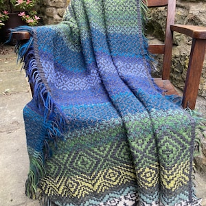 Inca Mosaic Crochet Blanket Pattern WM2118
