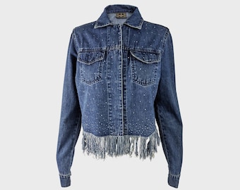 【送料&関税込】Fendi Two-tone Denim Jacket Fendi TWO-TONE DENIM JACKET WITH LOGO BUTTONS - Jackets