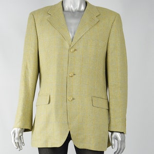 CHARLES JOURDAN Silk Blazer Silk Tweed Jacket Mens Sport Coat