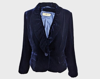 Blue Evening Jacket - Etsy UK