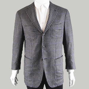 Vintage GIANFRANCO FERRE Alpaca Angora Wool & Cashmere Blazer Mens Luxury Blazer Homme Couture Italian Blazer Soft Wool Jacket Gray Blazer