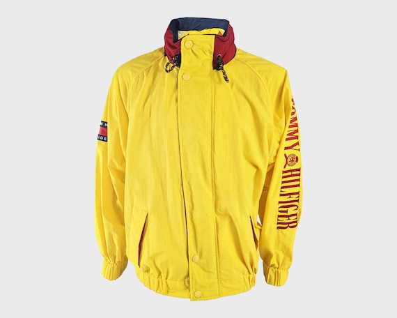 afbryde I mængde Overveje Vintage TOMMY HILFIGER Jacket Bold Yellow Jacket Yellow - Etsy