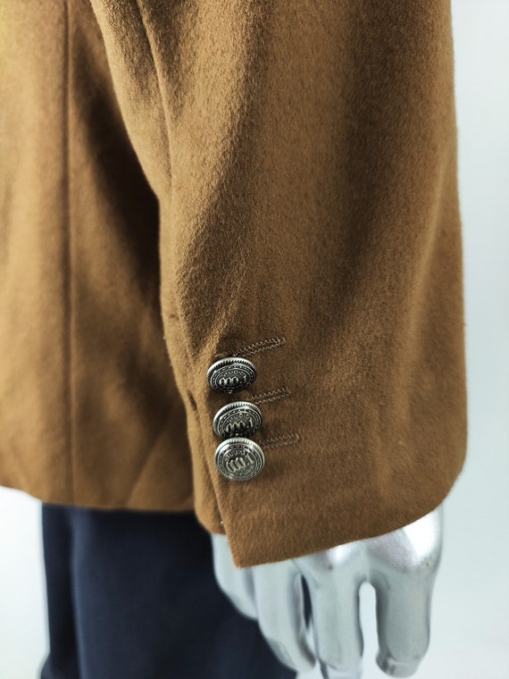 Vintage GIANFRANCO FERRE Brown Wool & Cashmere Bl… - image 8