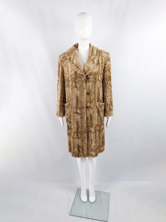 ICEBERG Coat Vintage Faux Fur Coat Furry Coat Sho… - image 2
