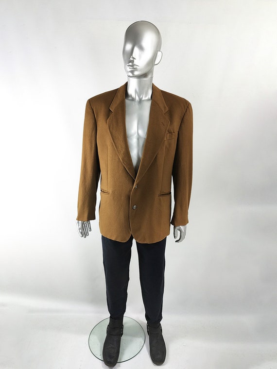 Vintage GIANFRANCO FERRE Brown Wool & Cashmere Bl… - image 2