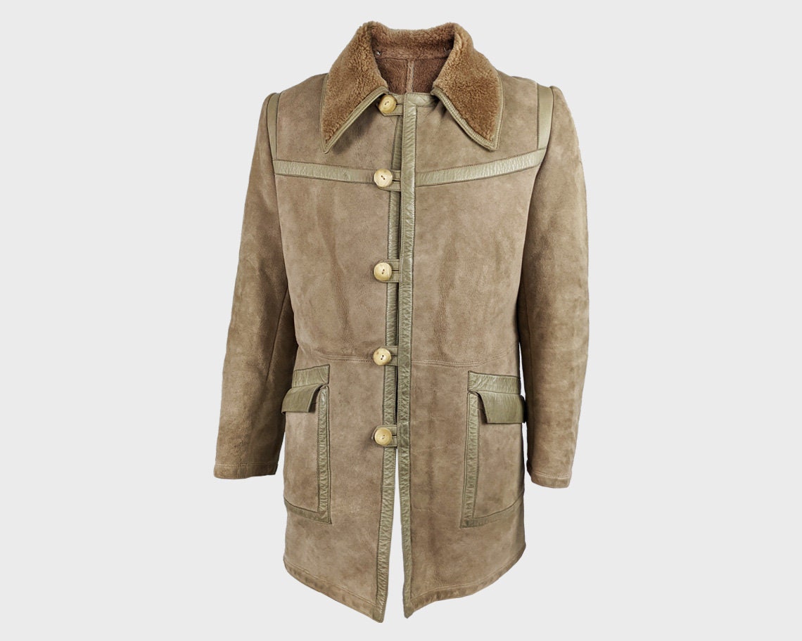 Sheepskin Coat - Etsy UK