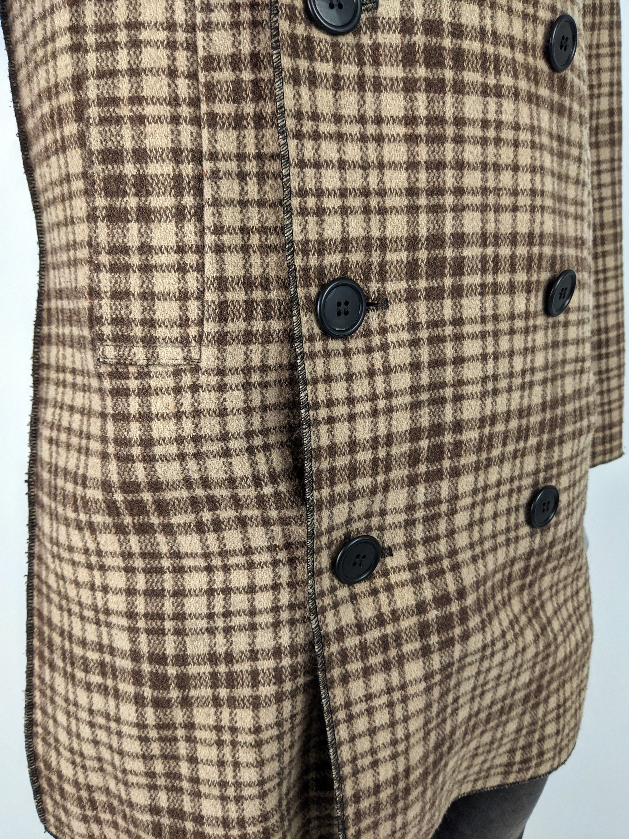 Vintage JEAN COLONNA Unisex Jacket Mens Pea Coat Womens - Etsy UK