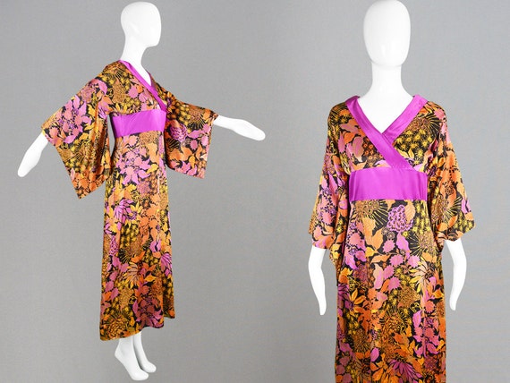 70s kimono dress