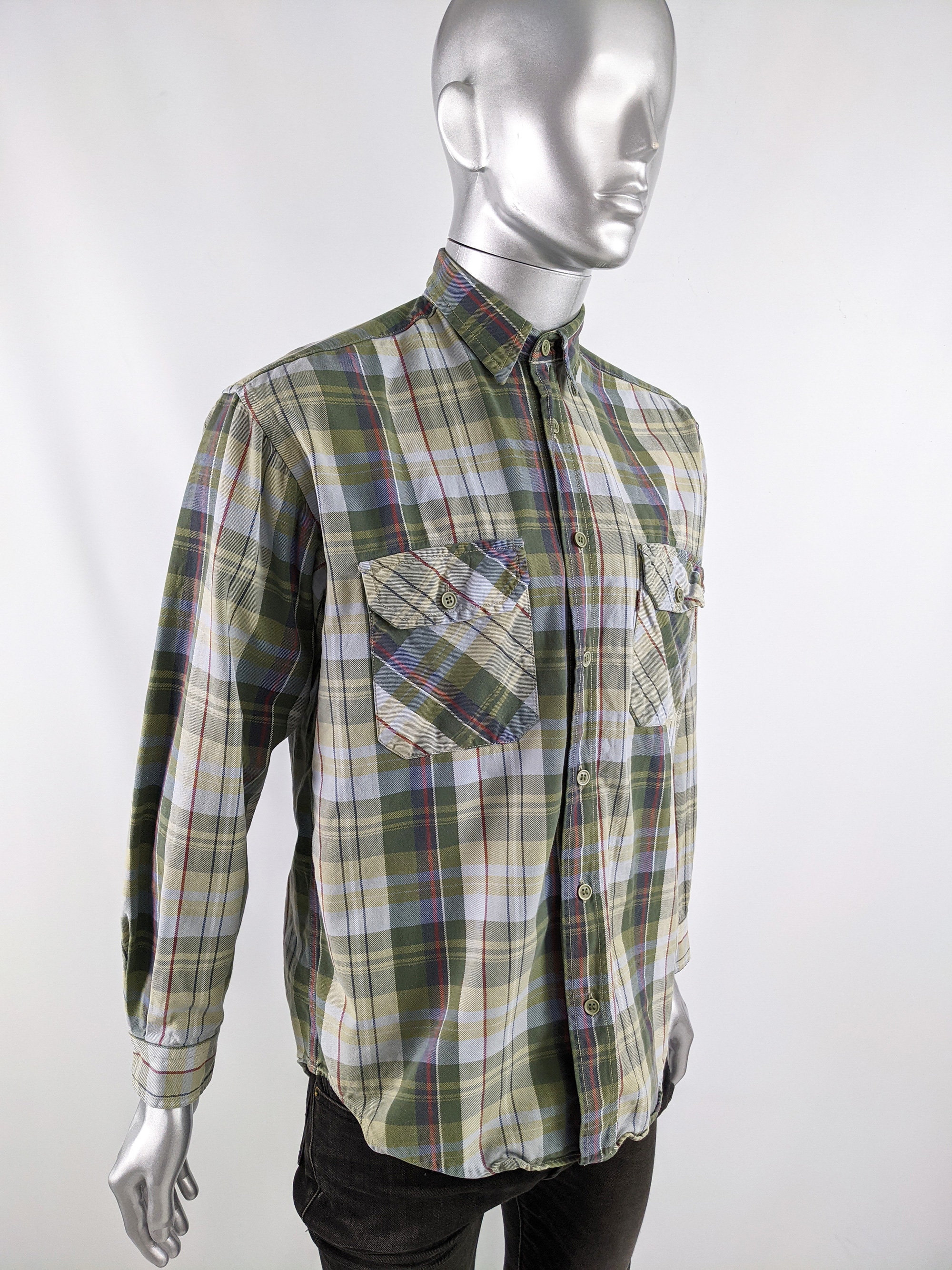 Levi's Vintage London  Spread Collar Green Haze Shirt