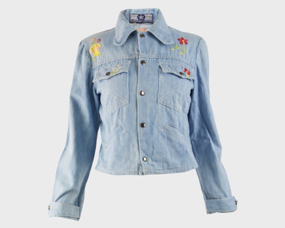MARSHALL LESTER 70s Denim Jacket Blue Jean Jacket