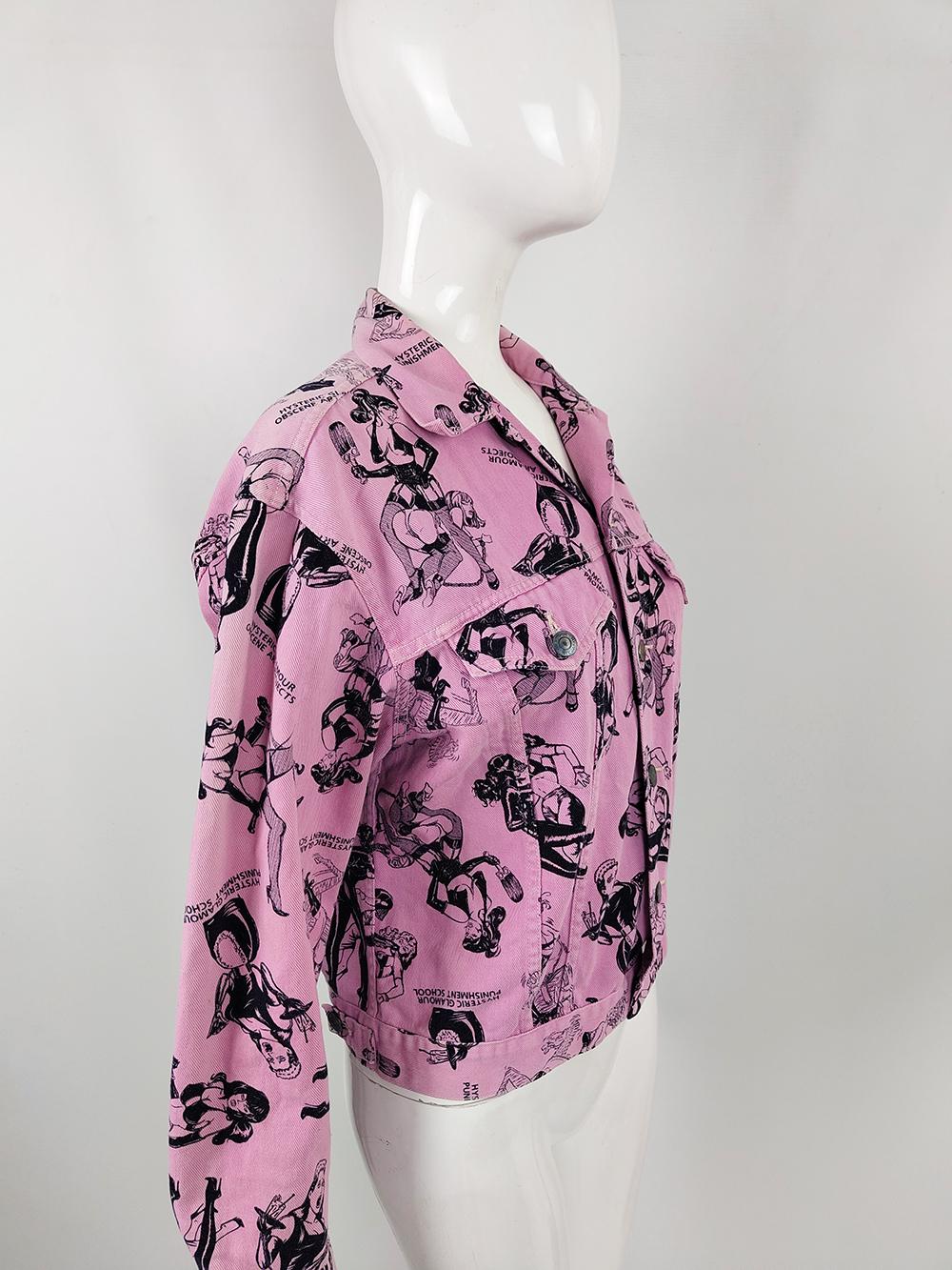 ジャケット・アウター 482 1990's Hysteric Glamour Girl Jacket RARE vintage Hysteric Glamour devils work varsity | Depop