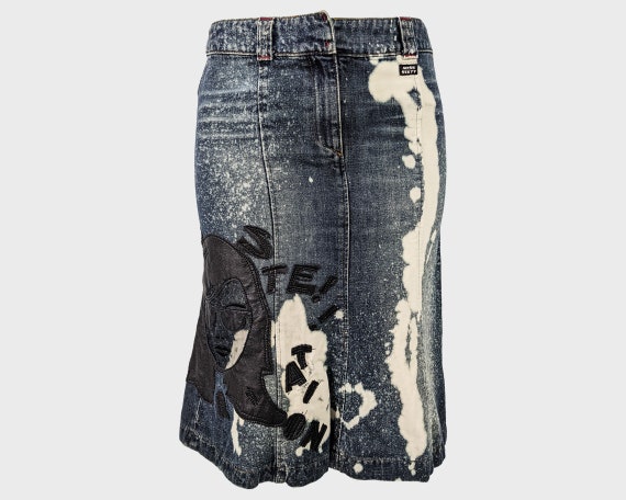 Vintage Miss Sixty Skirt Denim Skirt 