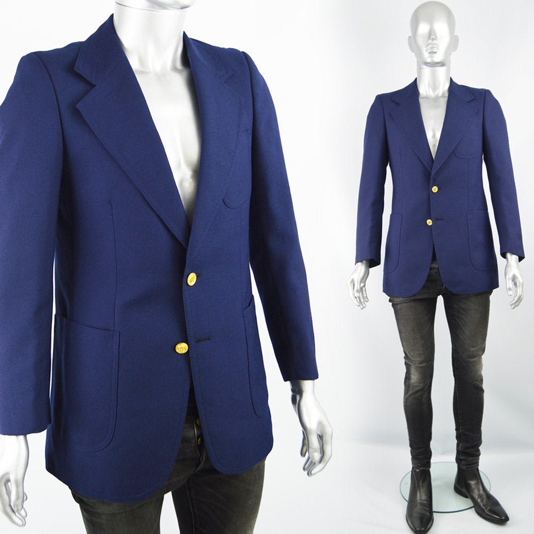 Vintage 60s 70s PIERRE CARDIN Jacket Nautical Blazer Blue - Etsy