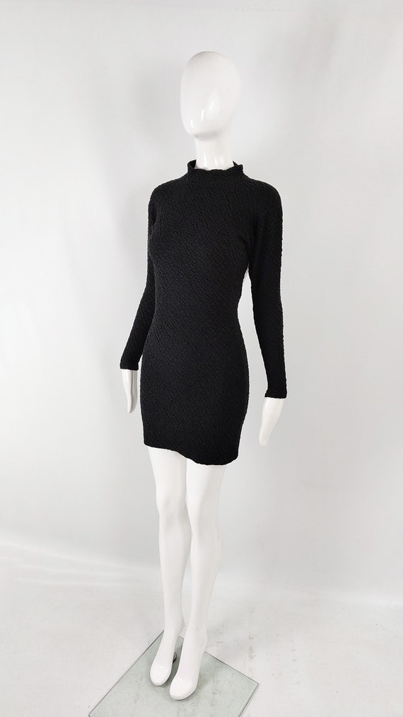 Vintage 80s FIORUCCI Dress, Italian Designer Dres… - image 4