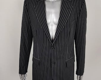 極希少 70S Pierre Cardin ロゴ ダブル テーラードジャケット Vintage 60s 70s PIERRE CARDIN Jacket Nautical Blazer Blue