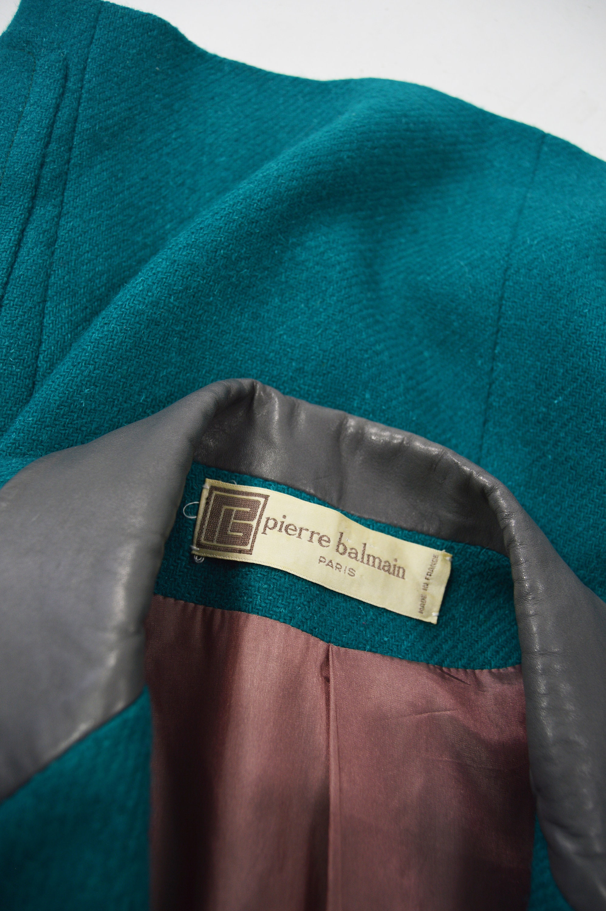 PIERRE BALMAIN 80s Skirt Suit 2 Piece Ensemble Womens Blazer