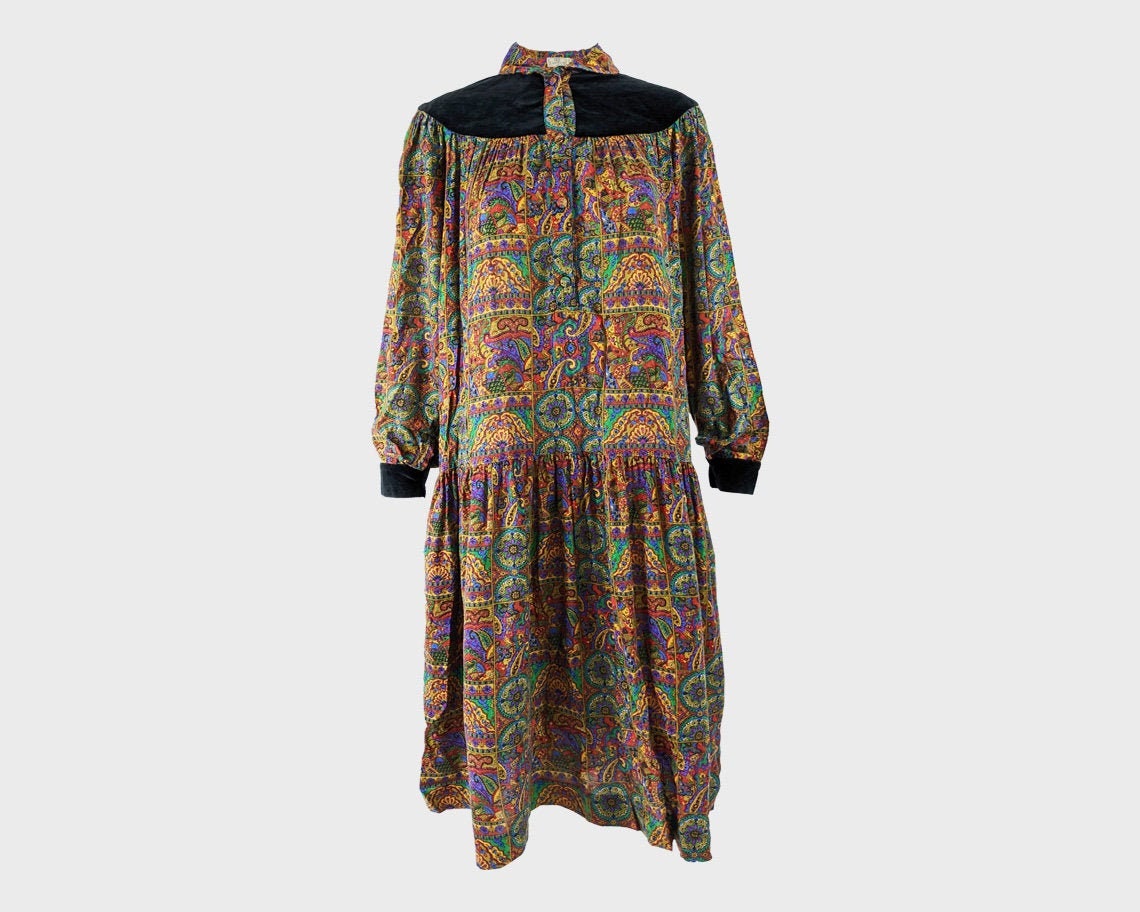 TED LAPIDUS 70s Dress Smock Dress Oversized Tent Dress 1970s - Etsy UK