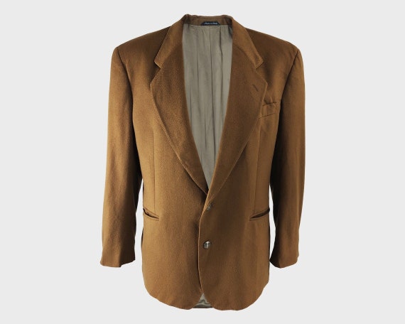 Vintage GIANFRANCO FERRE Brown Wool & Cashmere Bl… - image 1
