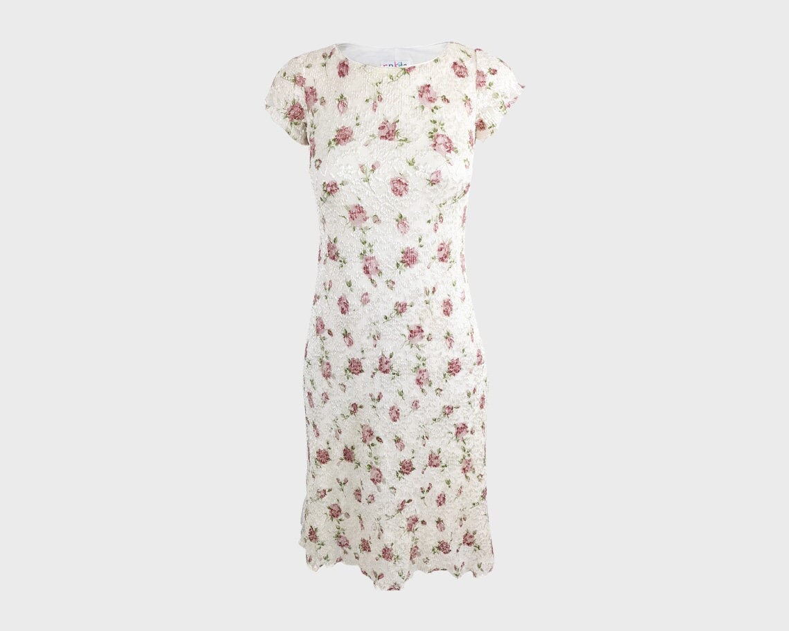 Vintage 90s Lace Dress Ronni Nicole RN 