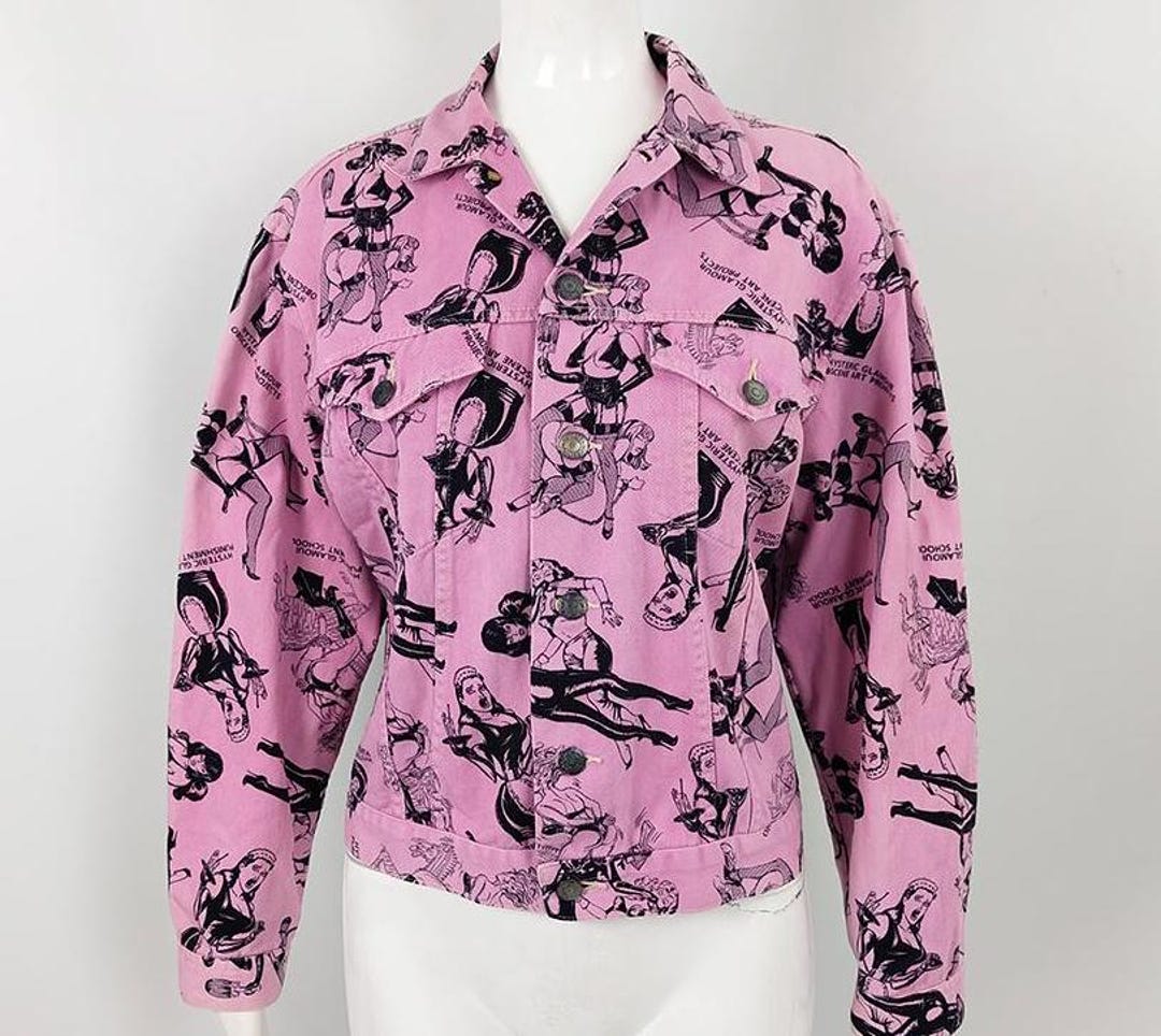 HYSTERIC GLAMOUR ロンT DEAR HUNTER 90s y2k Vintage Hysteric Glamour Top Shirt XS S Small Y2K Graphic