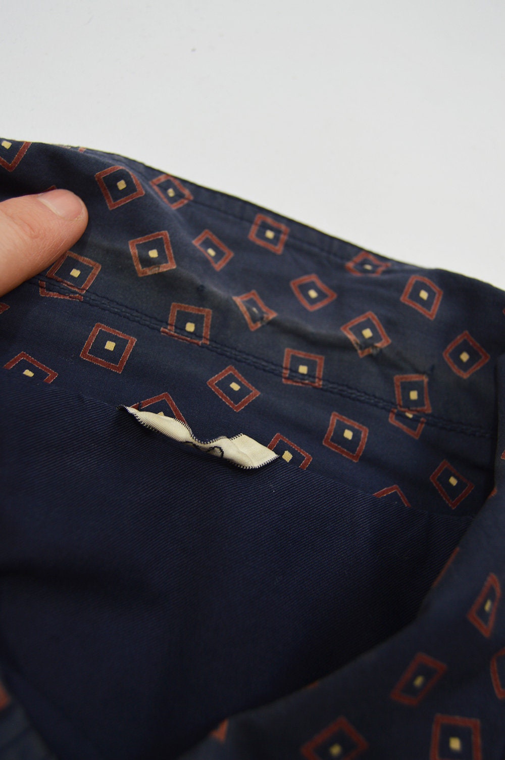 VALENTINO Jacket Men Blue Printed Cotton Blouson Jacket L XL - Etsy
