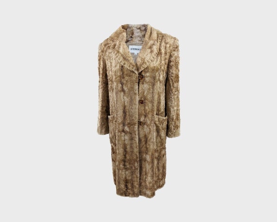 ICEBERG Coat Vintage Faux Fur Coat Furry Coat Sho… - image 1