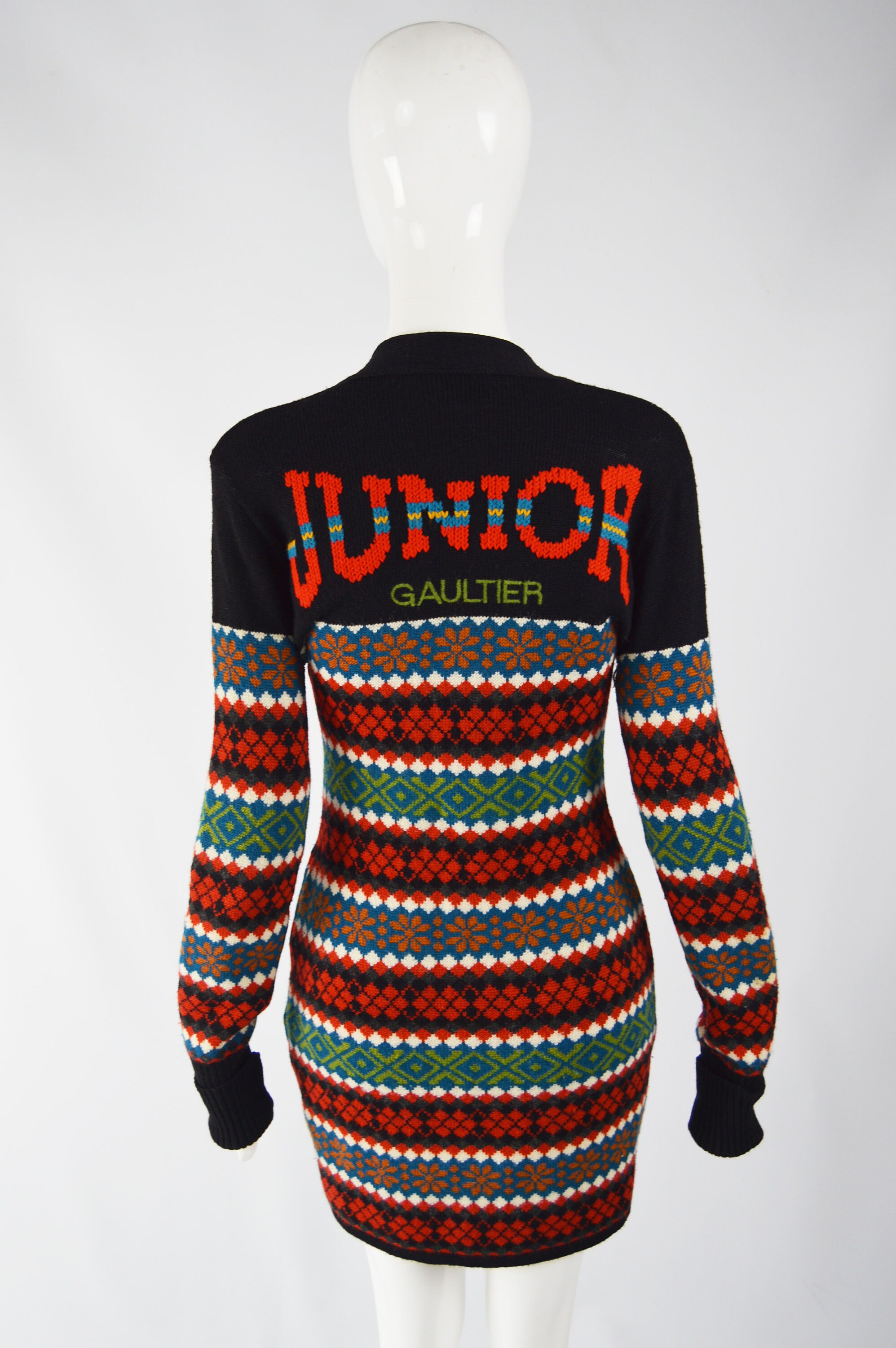 80s JEAN PAUL GAULTIER Sweater Dress 