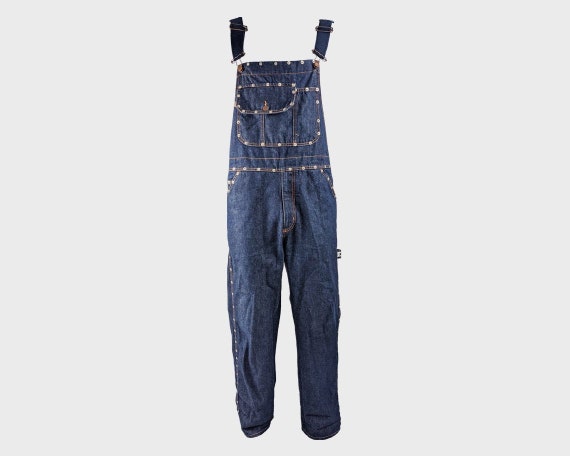 Vintage FIORUCCI Mens Overalls Denim Dungarees Jea