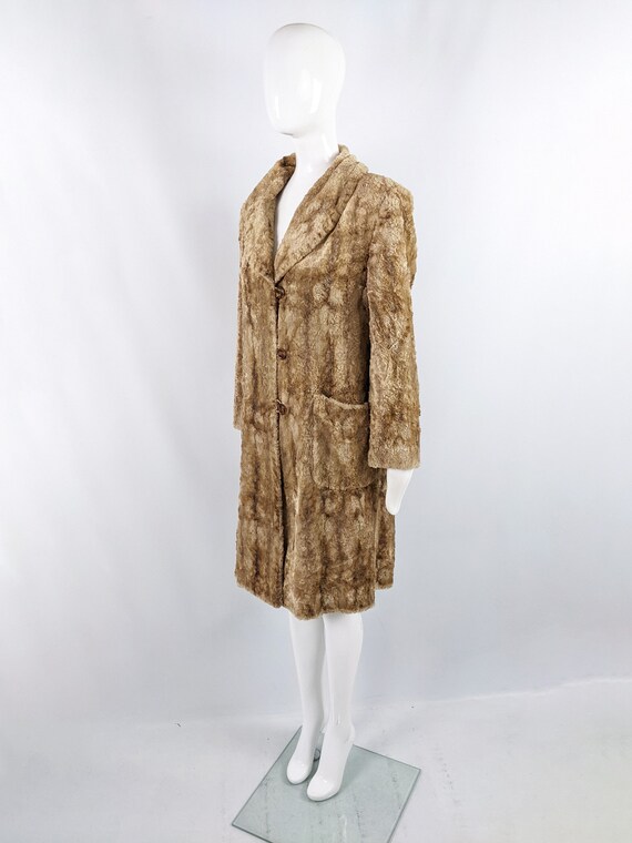 ICEBERG Coat Vintage Faux Fur Coat Furry Coat Sho… - image 4