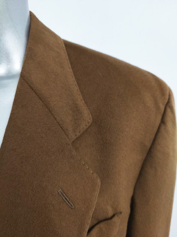 Vintage GIANFRANCO FERRE Brown Wool & Cashmere Bl… - image 5