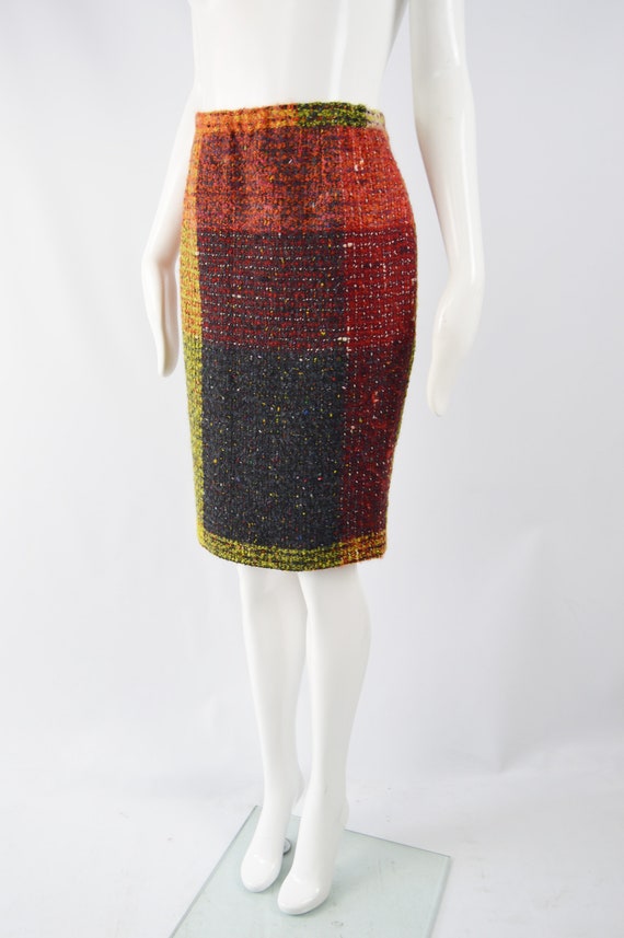 Vintage CHRISTIAN LACROIX Skirt Multicoloured Che… - image 3