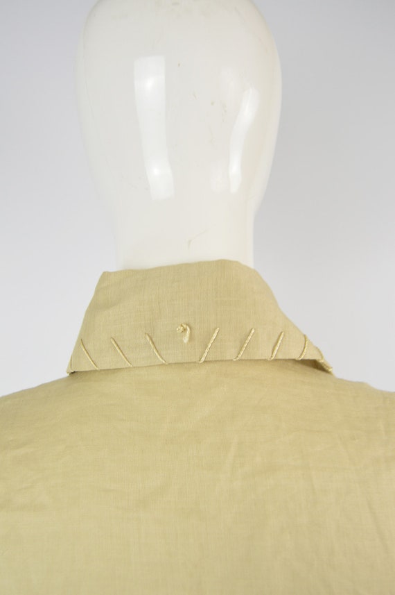 Vintage KATHARINE HAMNETT Fine Linen Shirt Summer… - image 7