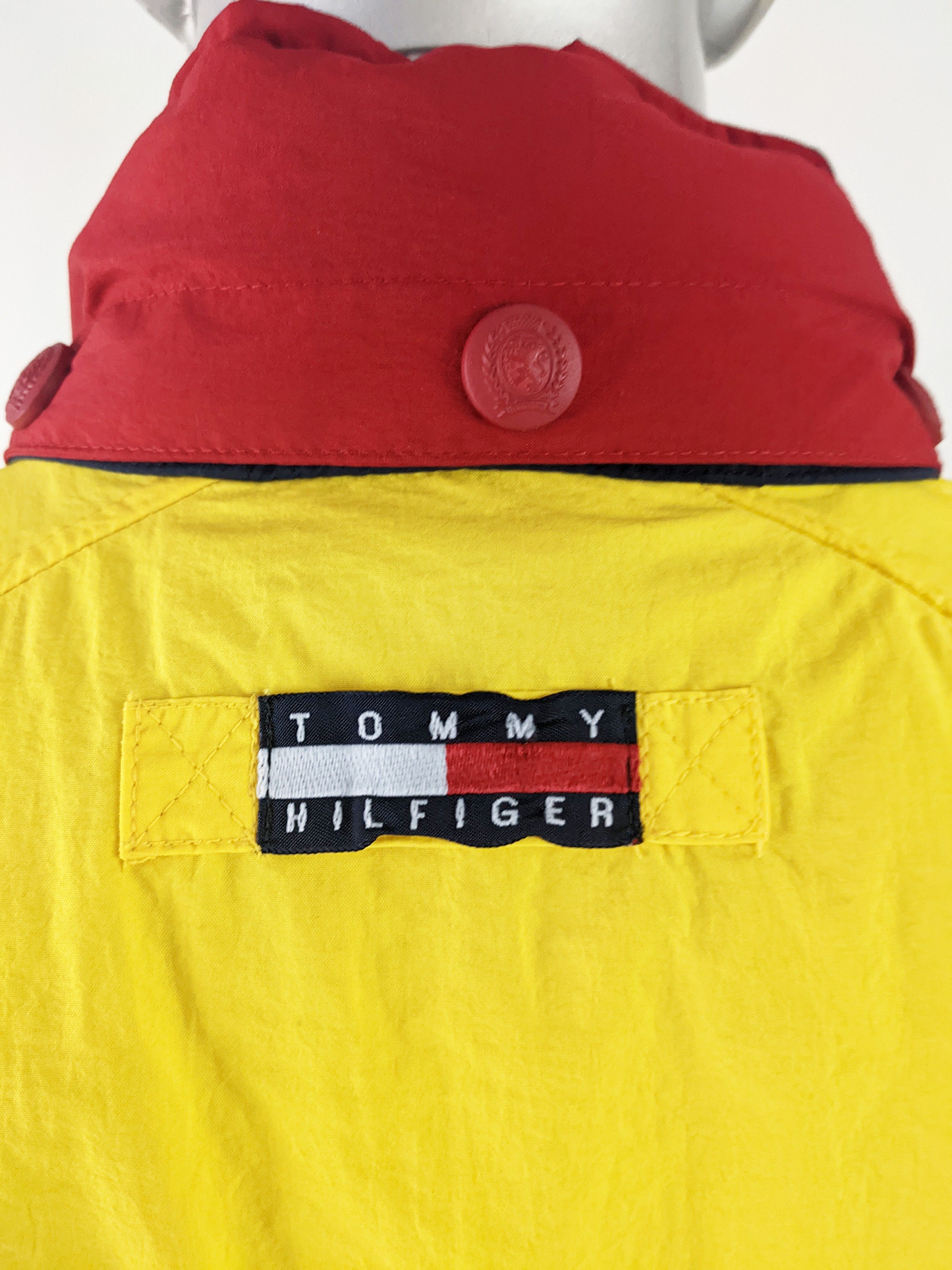 Vintage TOMMY HILFIGER Jacket Bold Yellow Jacket Yellow - Etsy