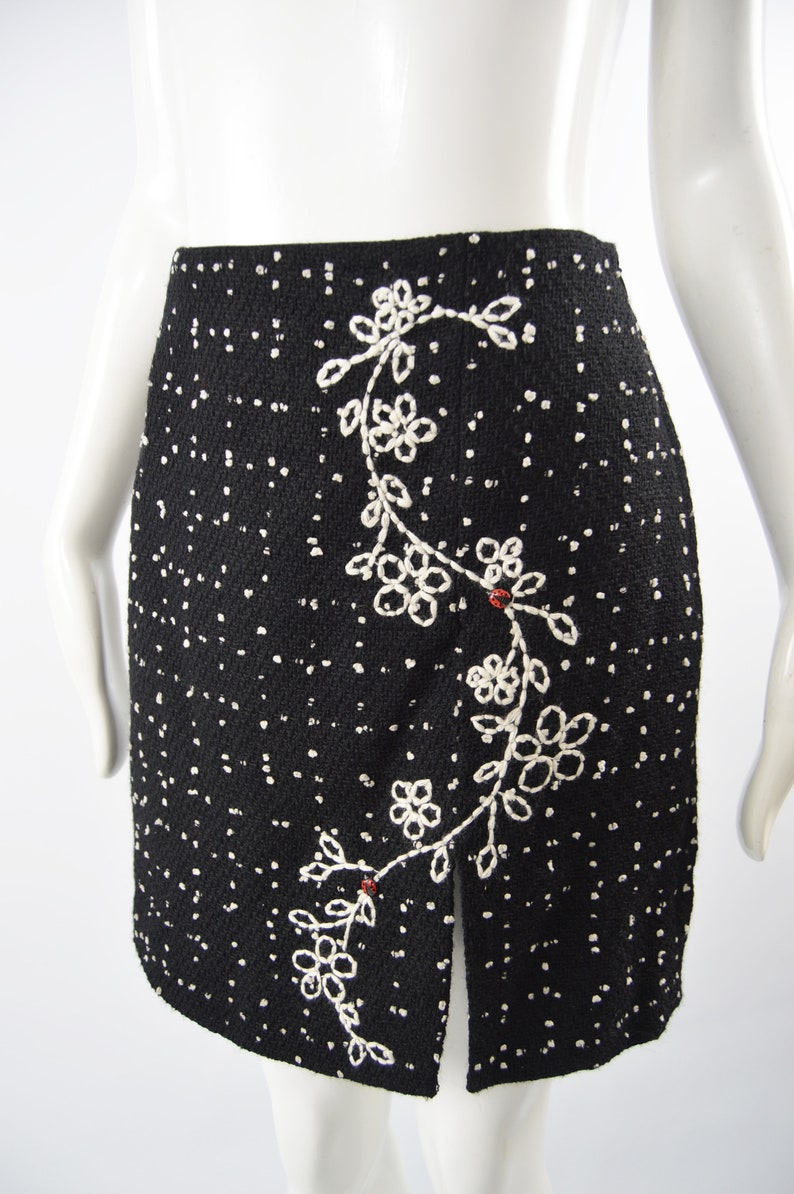 MOSCHINO Skirt Cheap /& Chic Cashmere Skirt 90s Mini Skirt