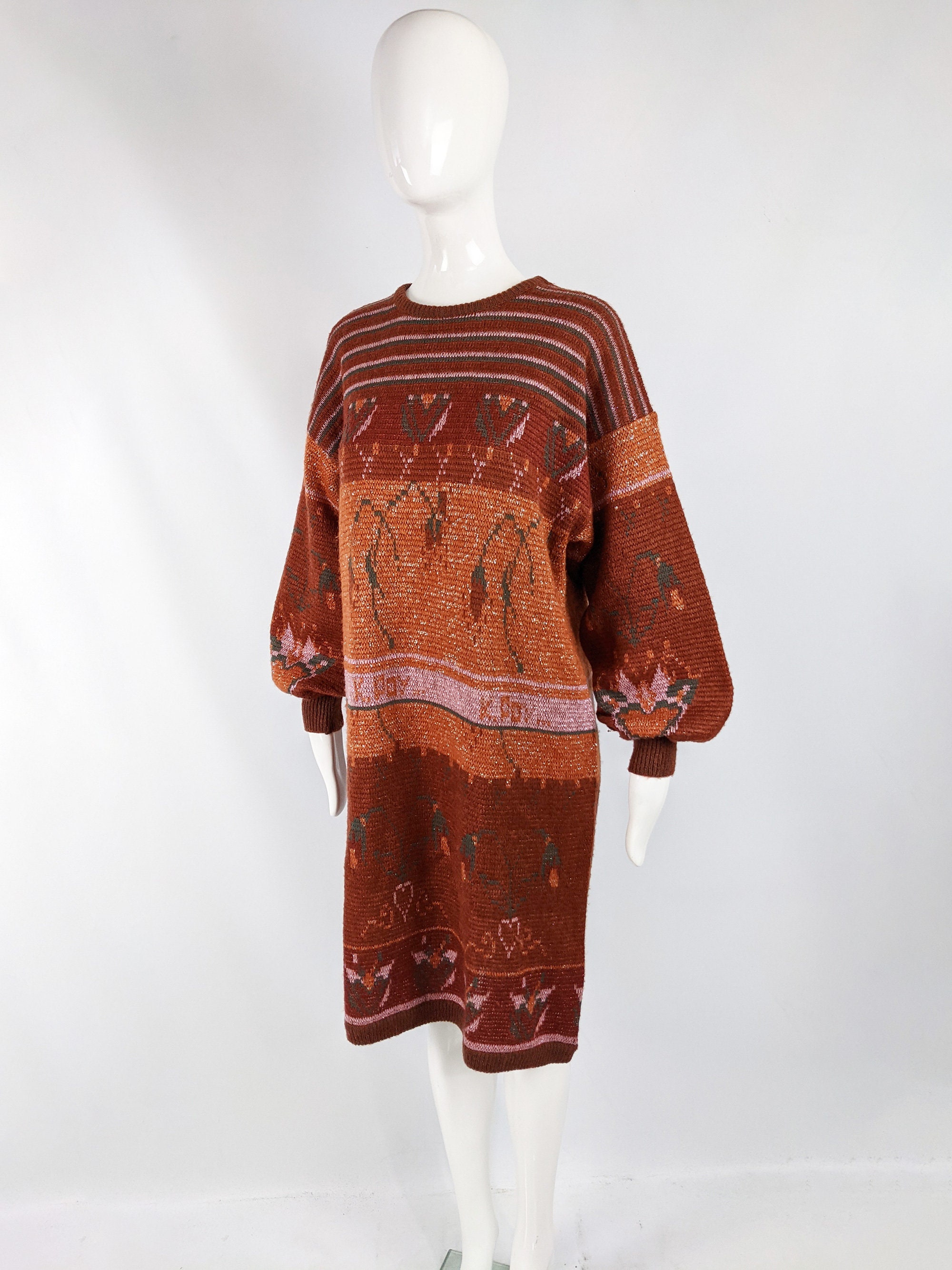 Vintage KRIZIA Dress 80s Sweater Dress 1980s Knit Dress Womens - Etsy UK