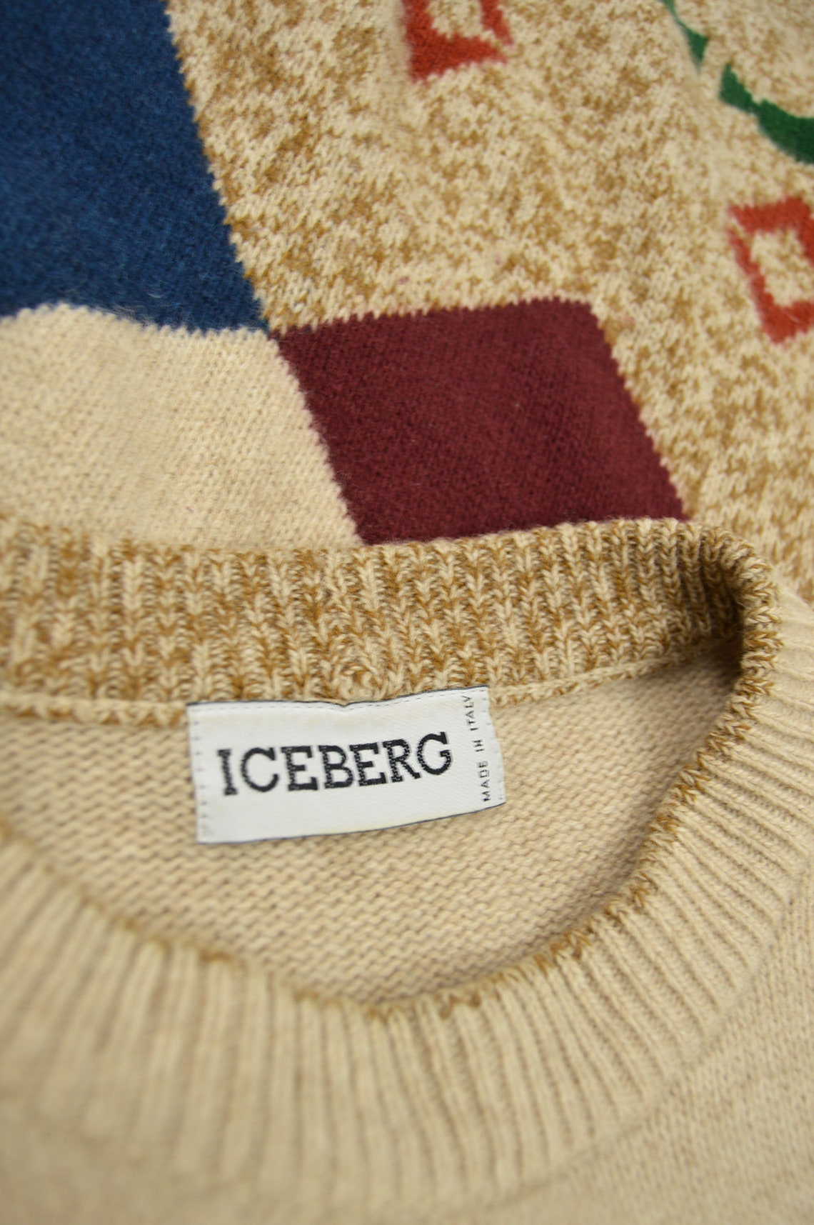 Iceberg Baby Boys Sweater In Beige