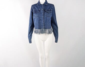 【送料&関税込】Fendi Two-tone Denim Jacket Fendi Two-Tone Denim Cropped Jacket Blue – voilà.id