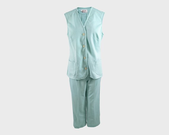 Vintage 60s Trouser Suit BUTTE KNIT 