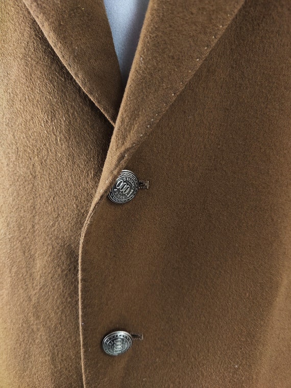 Vintage GIANFRANCO FERRE Brown Wool & Cashmere Bl… - image 4