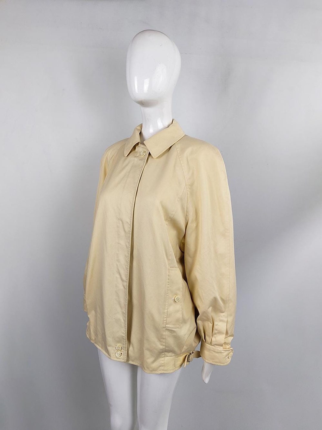 k*a様 80s Burberry short Harrington jacke 80's Burberry Harrington Jacket 