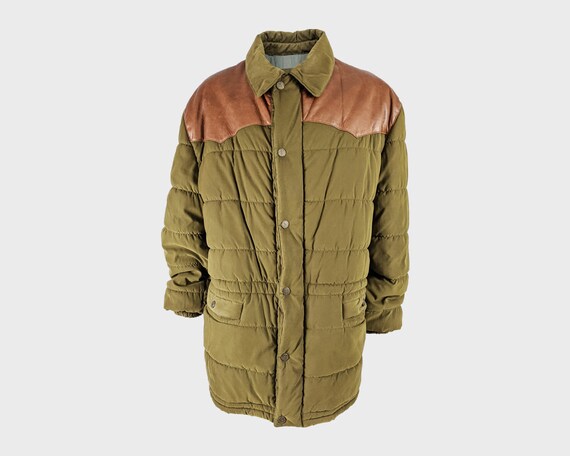 80s OLIVER By VALENTINO Coat Mens Puffer Coat Quil
